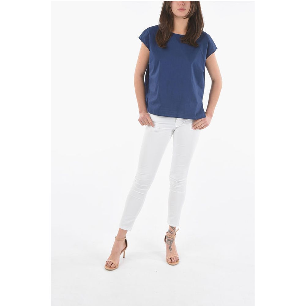 Woolrich Short Sleeve Popeline Cotton Blouse