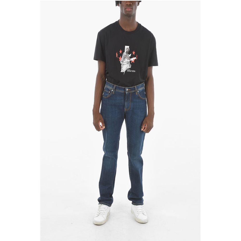 Corneliani ID LUXURY DENIM Dark Wash Slim Fit Denims