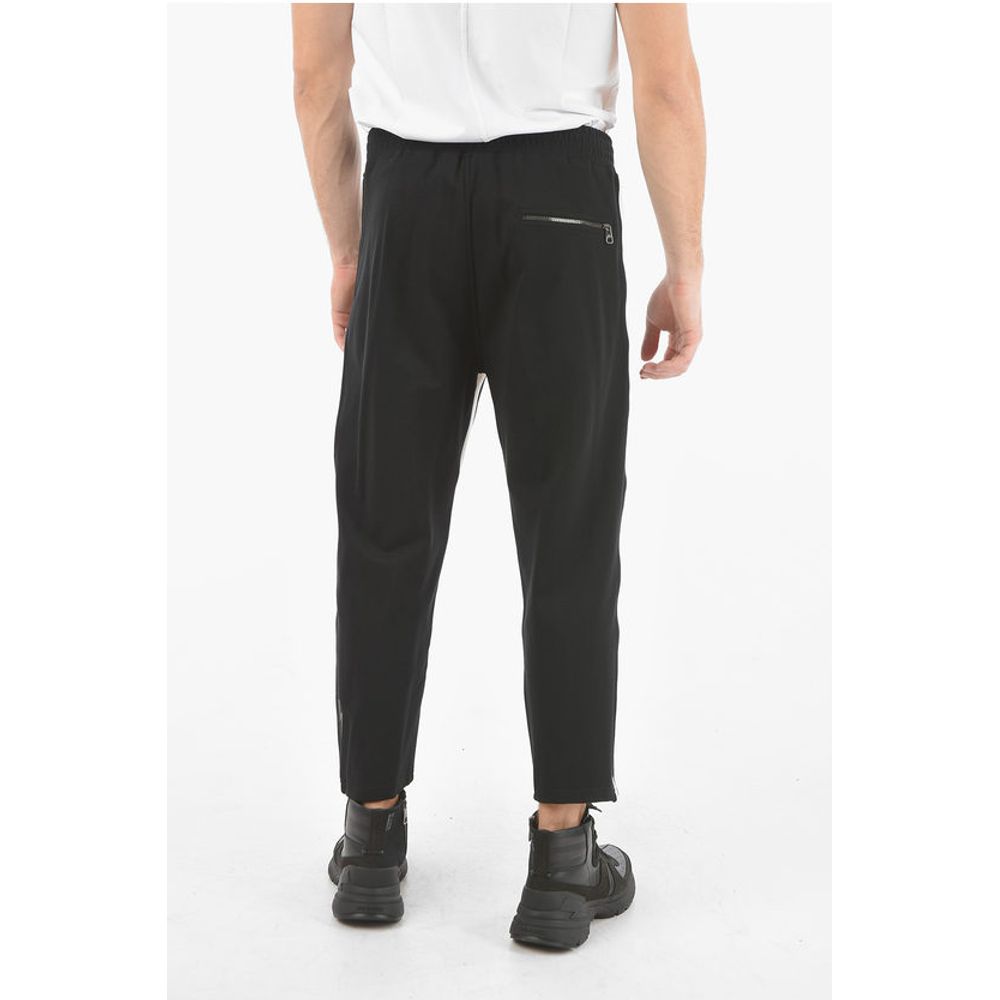 Neil Barrett Low-Waisted Loose Fit Pants with Contrasting Side Band