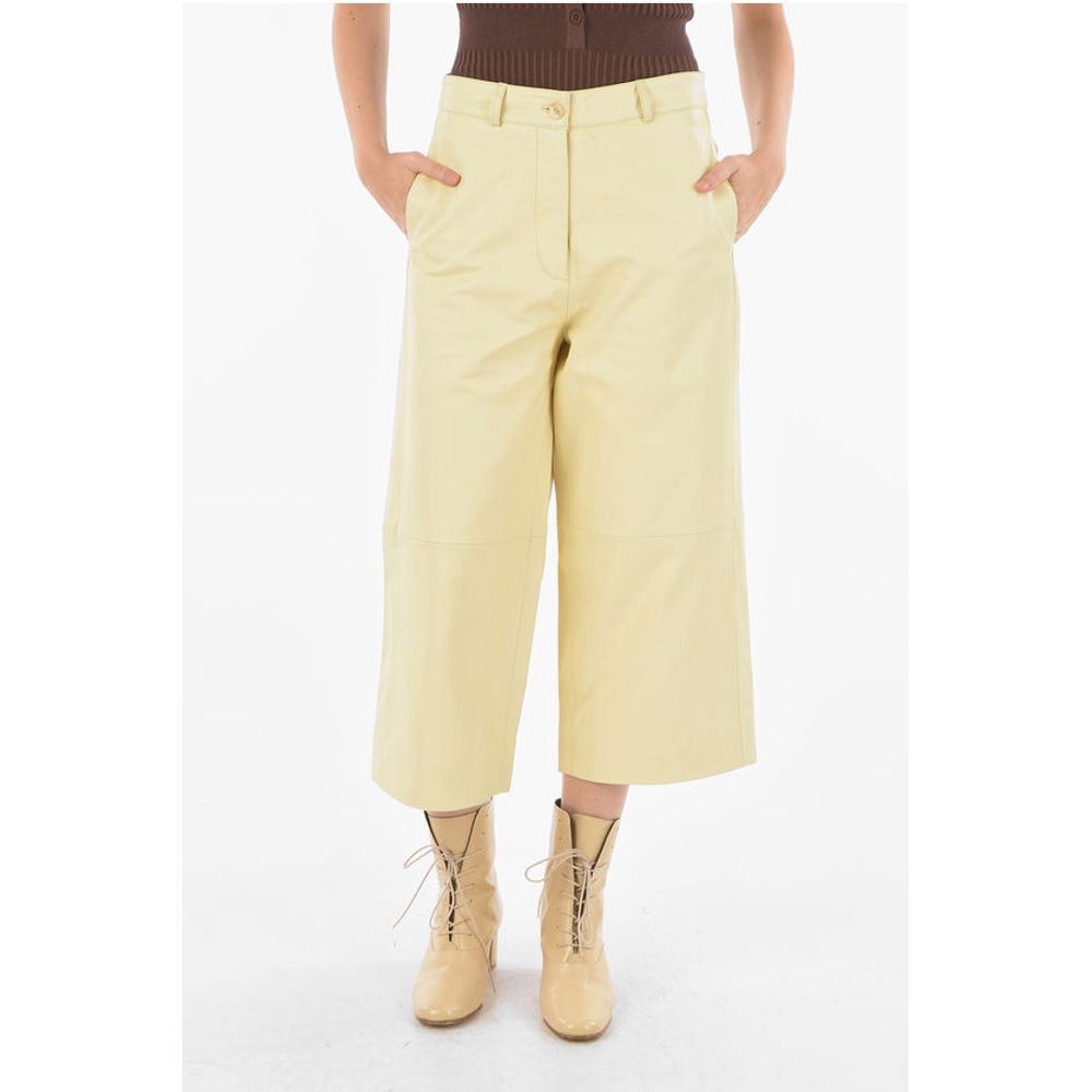 Holzweiler Wide Leg CELICE Leather Pants