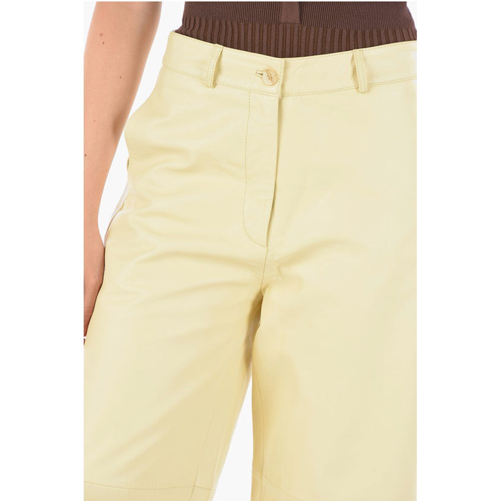 Holzweiler Wide Leg CELICE Leather Pants