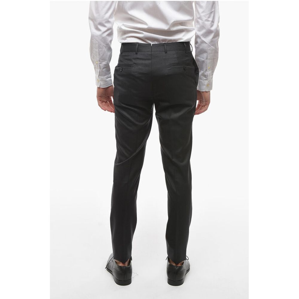 Corneliani Virgin Wool Pants with Belt Loops