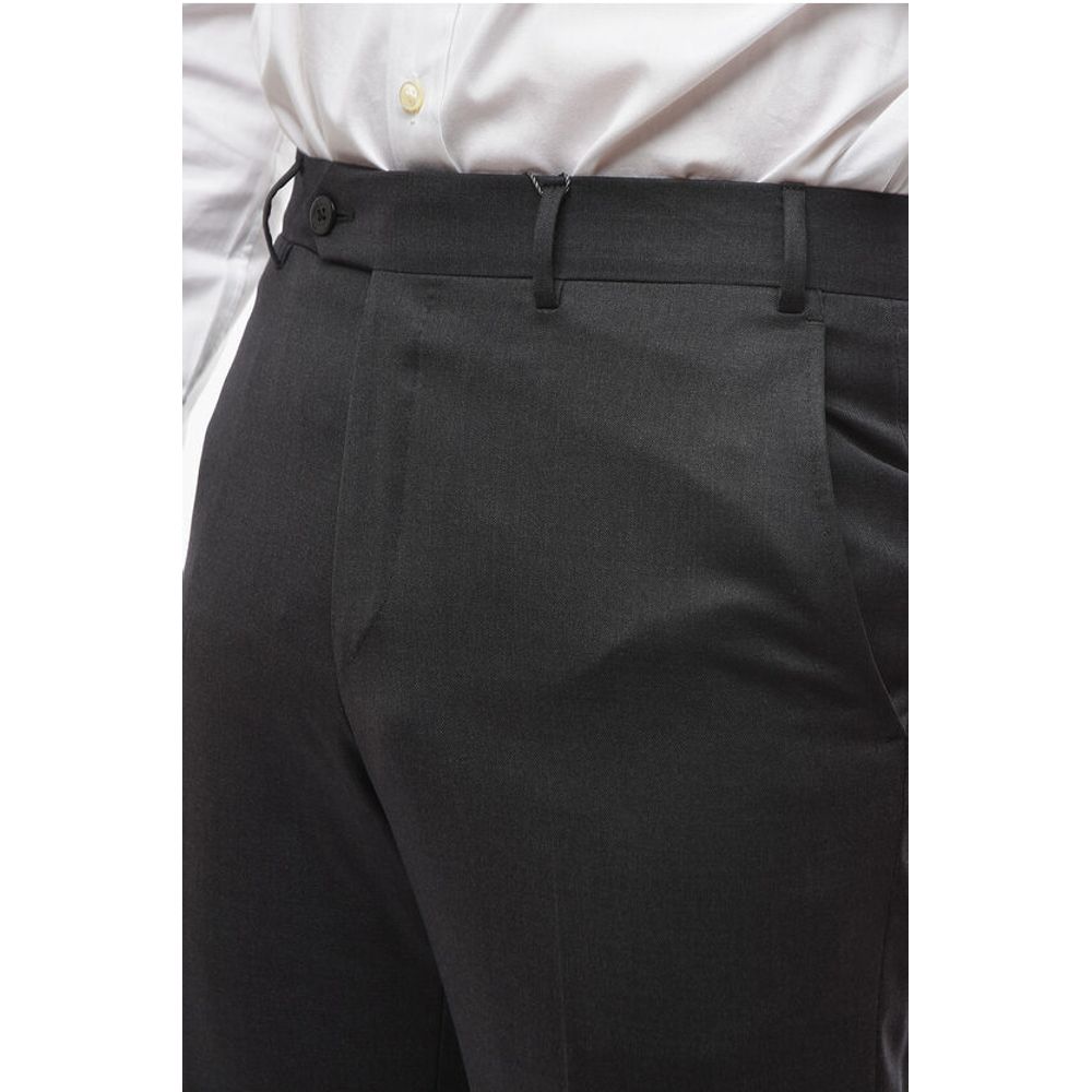 Corneliani Virgin Wool Pants with Belt Loops