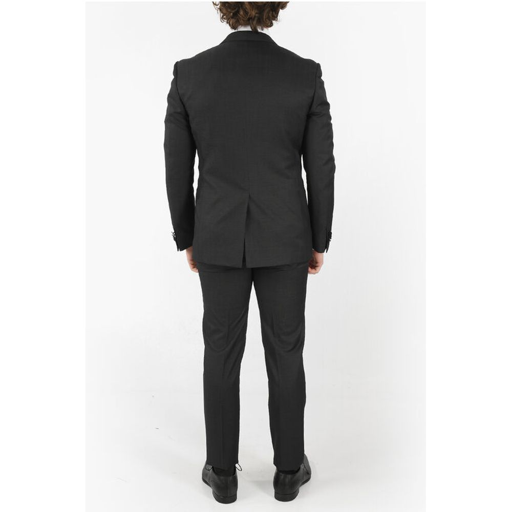 Corneliani virgin wool center vent peak lapel CERIM.ACADEMY 3 piece wai