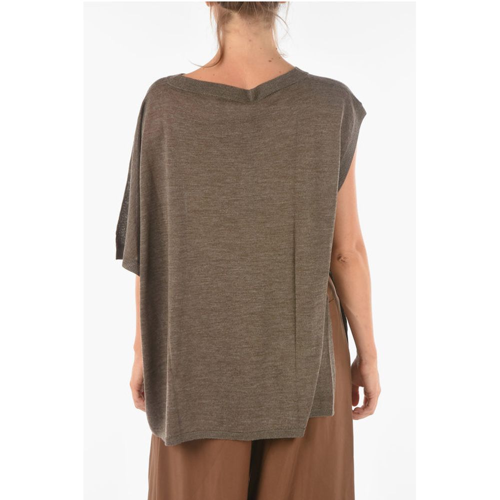 Ixos Asymmetical CURLIN Short-sleeve Sweater