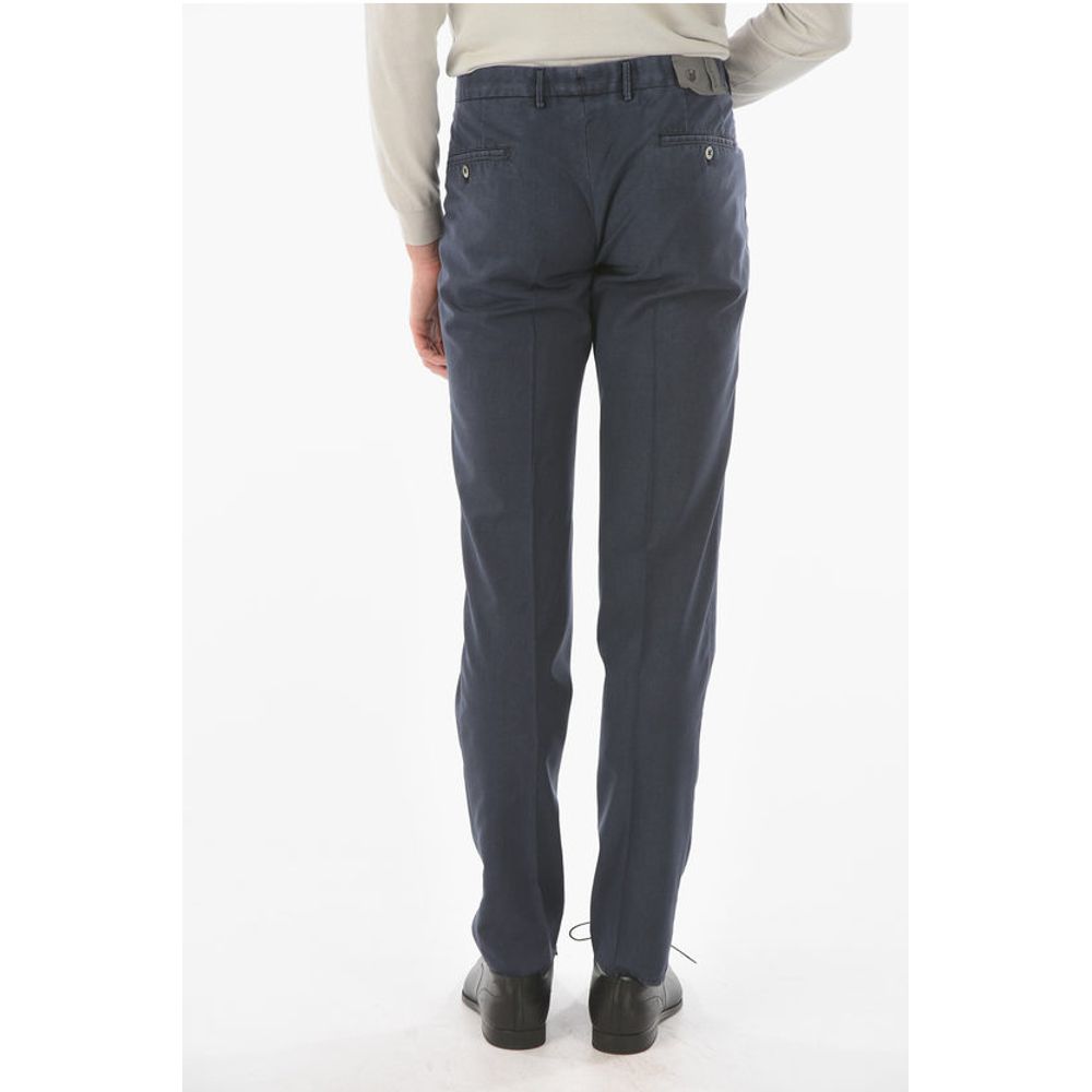 Corneliani Virgin Wool Single-pleated Pants