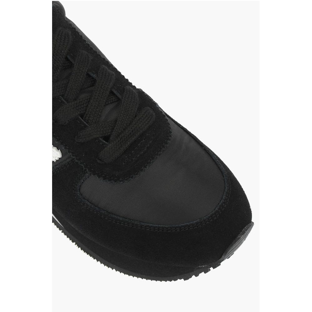 Moschino LOVE embroidered logo WALK 25 sneakers with suede details