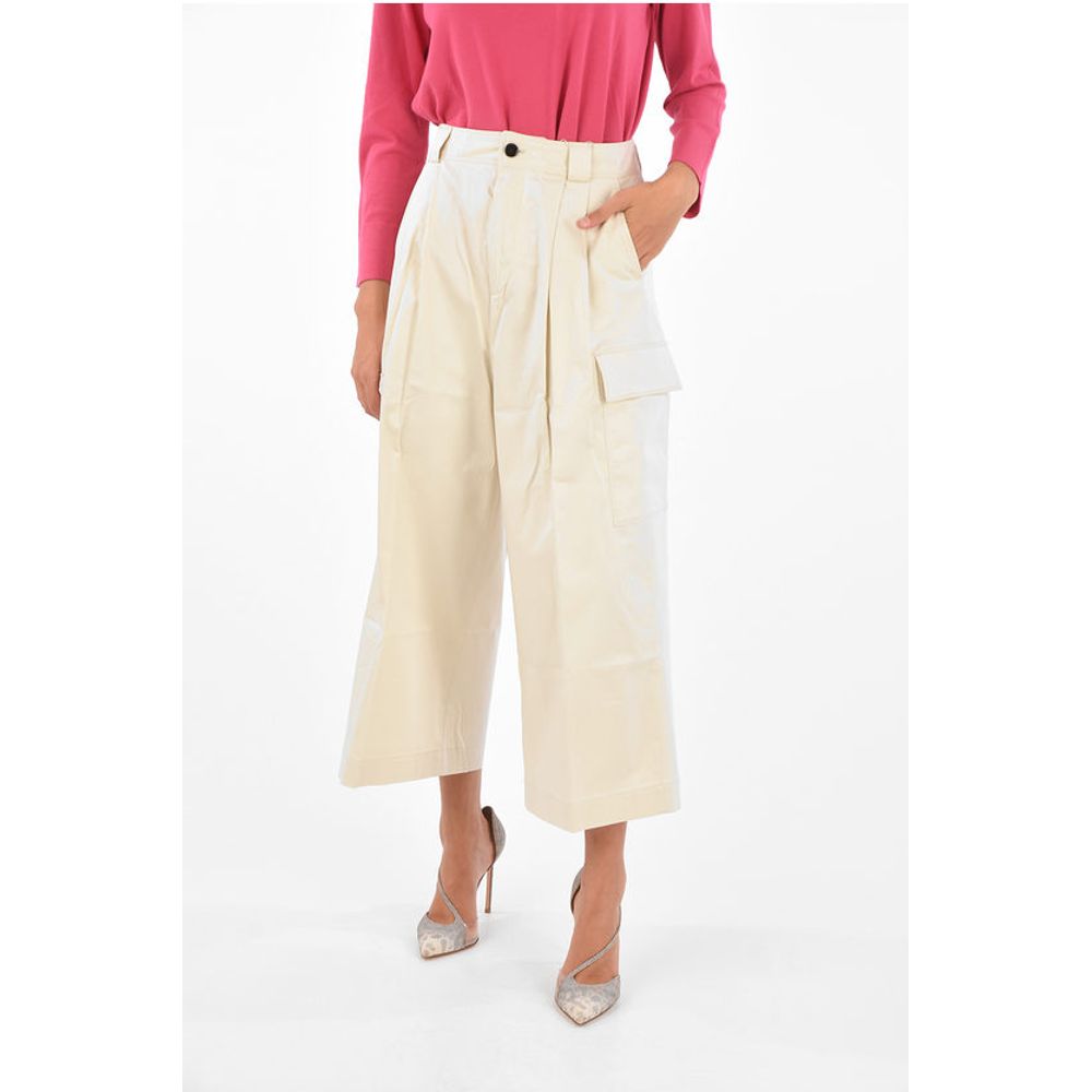 Woolrich Double Pleated Utility Wide-Leg Pants