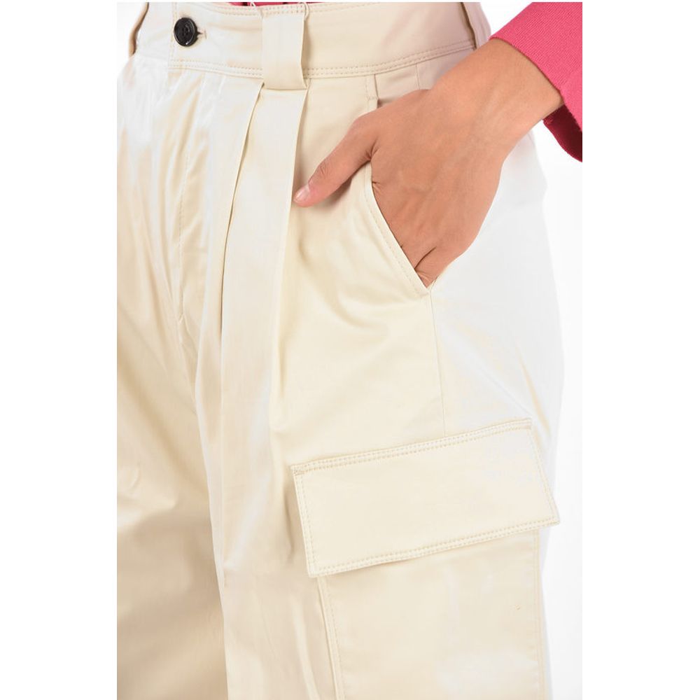 Woolrich Double Pleated Utility Wide-Leg Pants