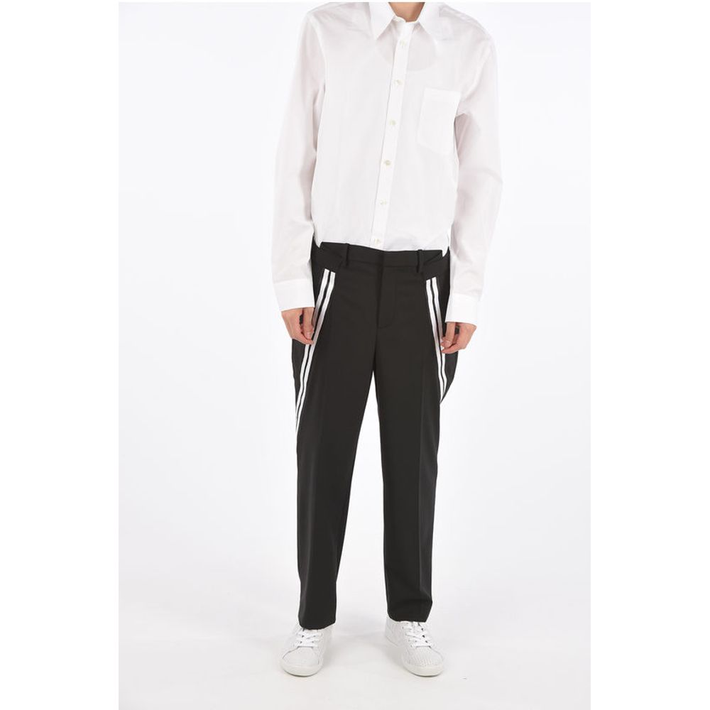 Neil Barrett Mid-rise waist slim fit pants