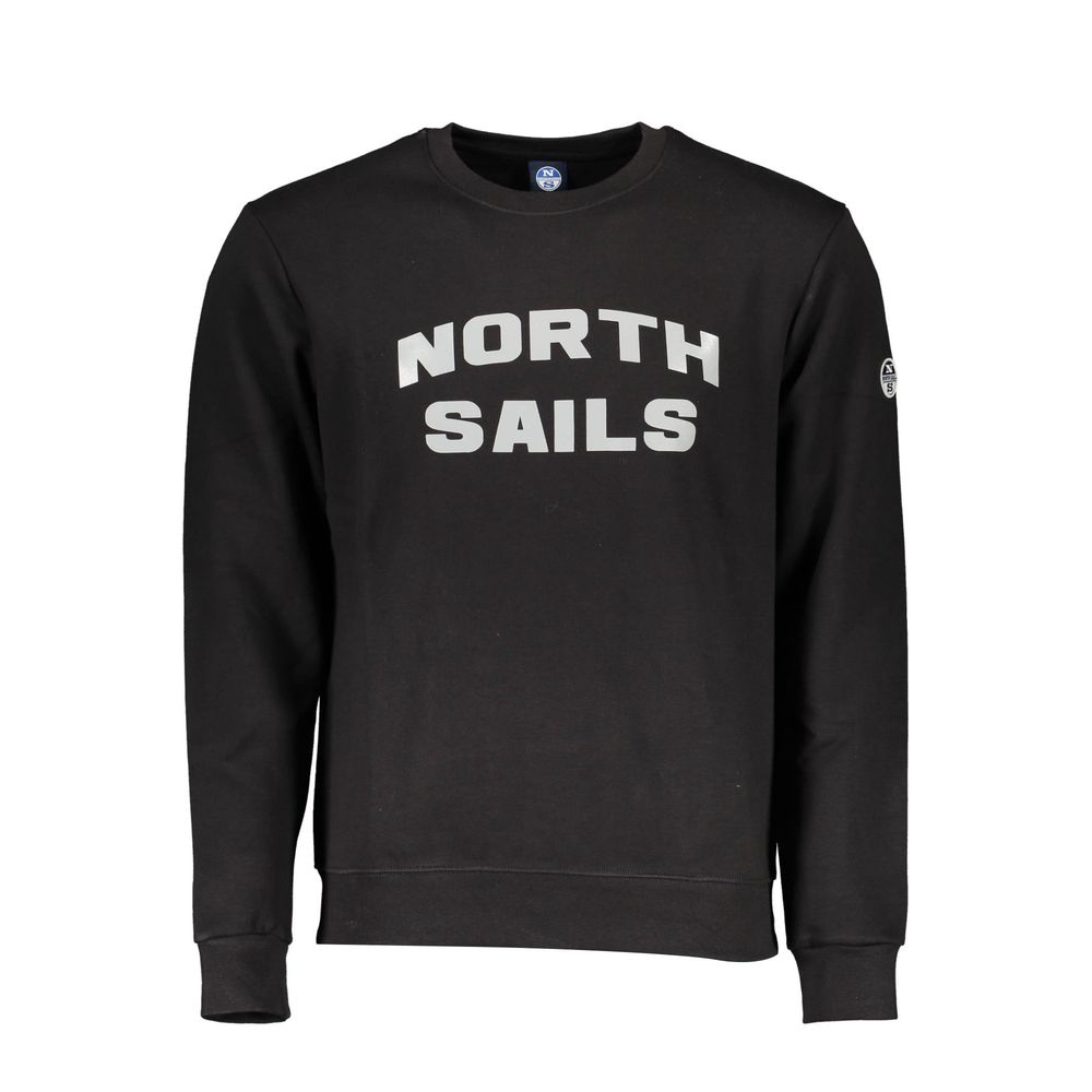 North Sails Črna bombažna moška jopa