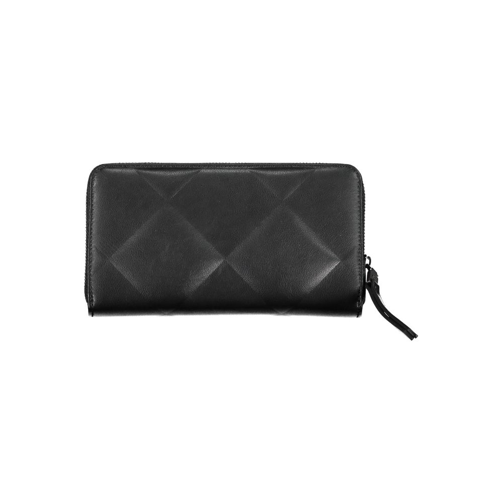Calvin Klein Elegantna črna denarnica RFID z logotipom
