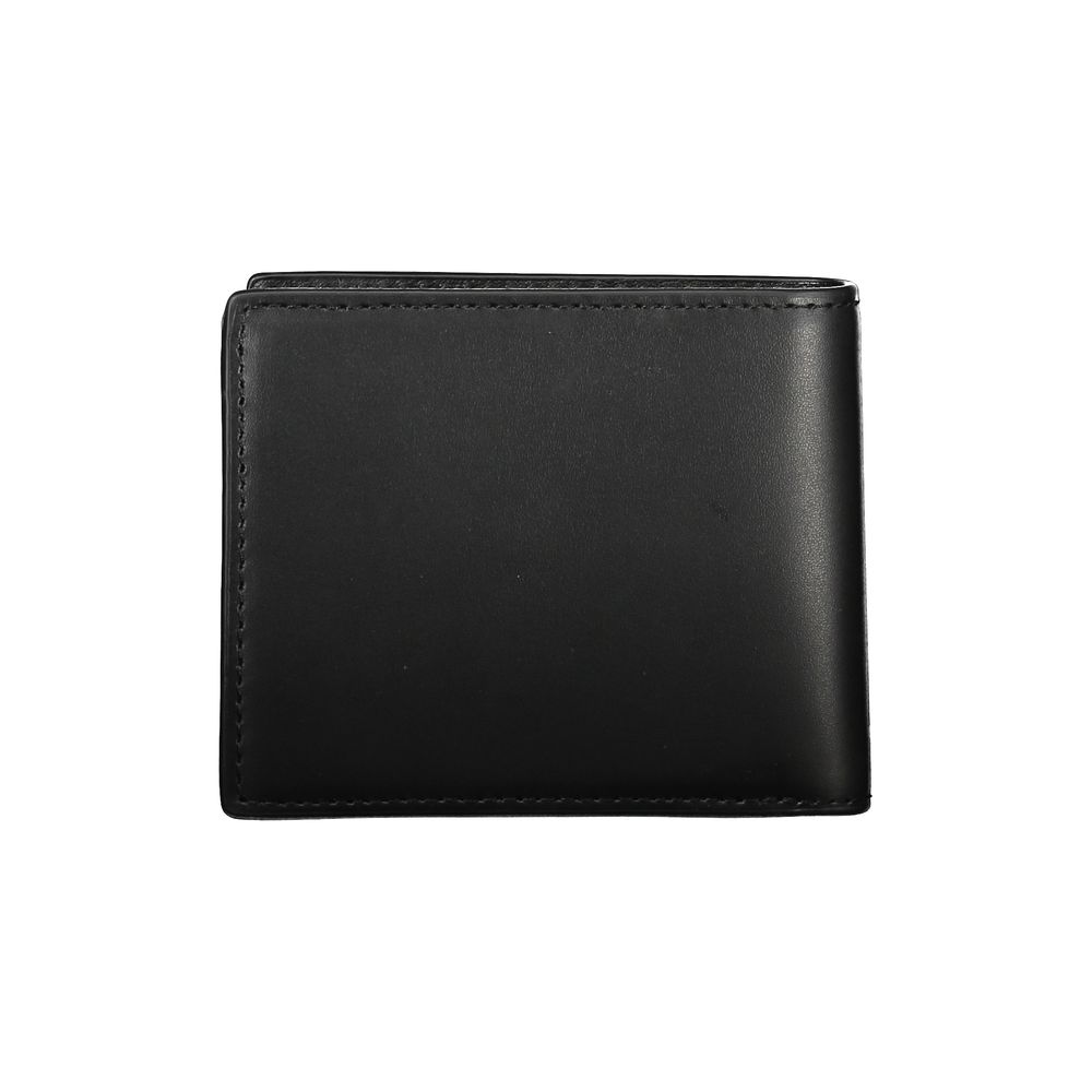 Tommy Hilfiger Black Leather Men Wallet