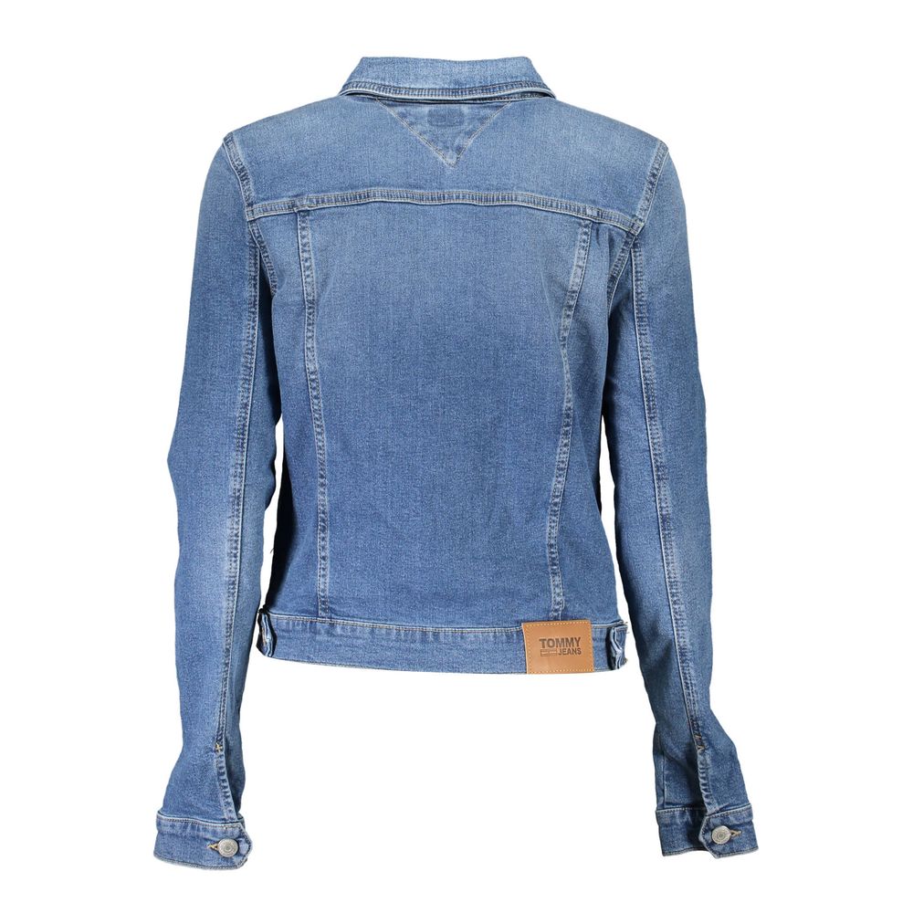 Tommy Hilfiger Blue Cotton Jackets & Coat