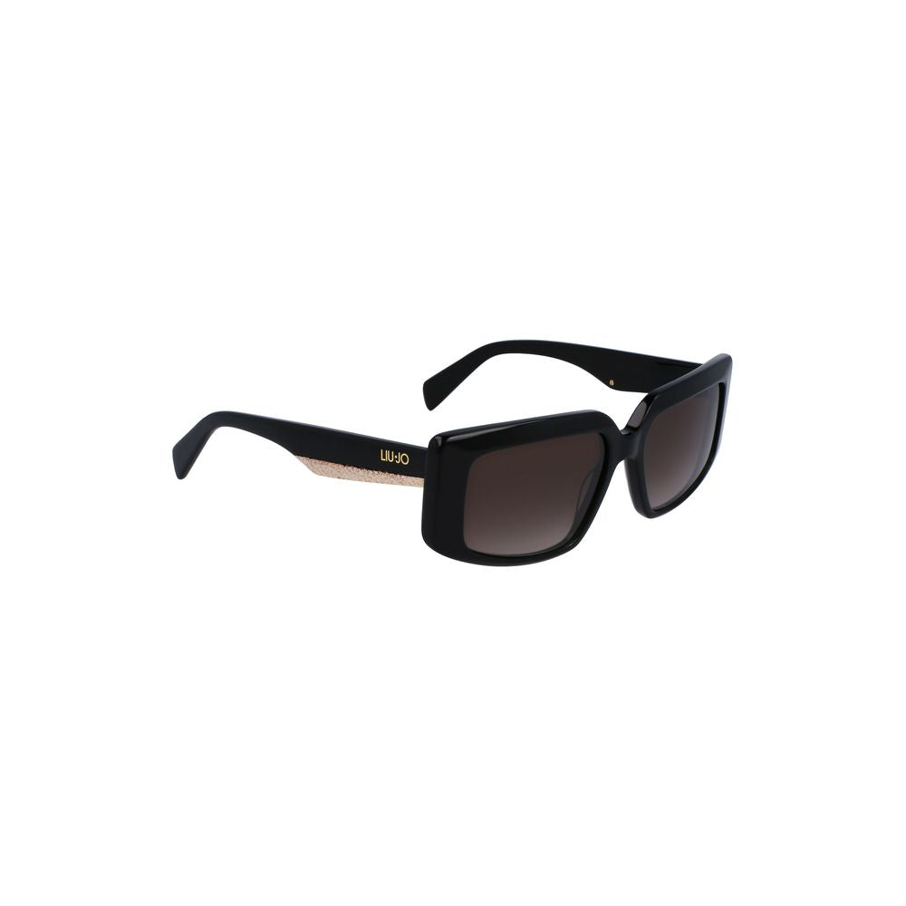 Liu Jo Black Haircalf Women Sunglasses