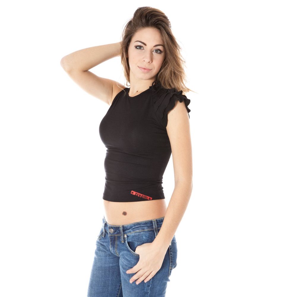 Zuelements Black Lycra Ženska majica