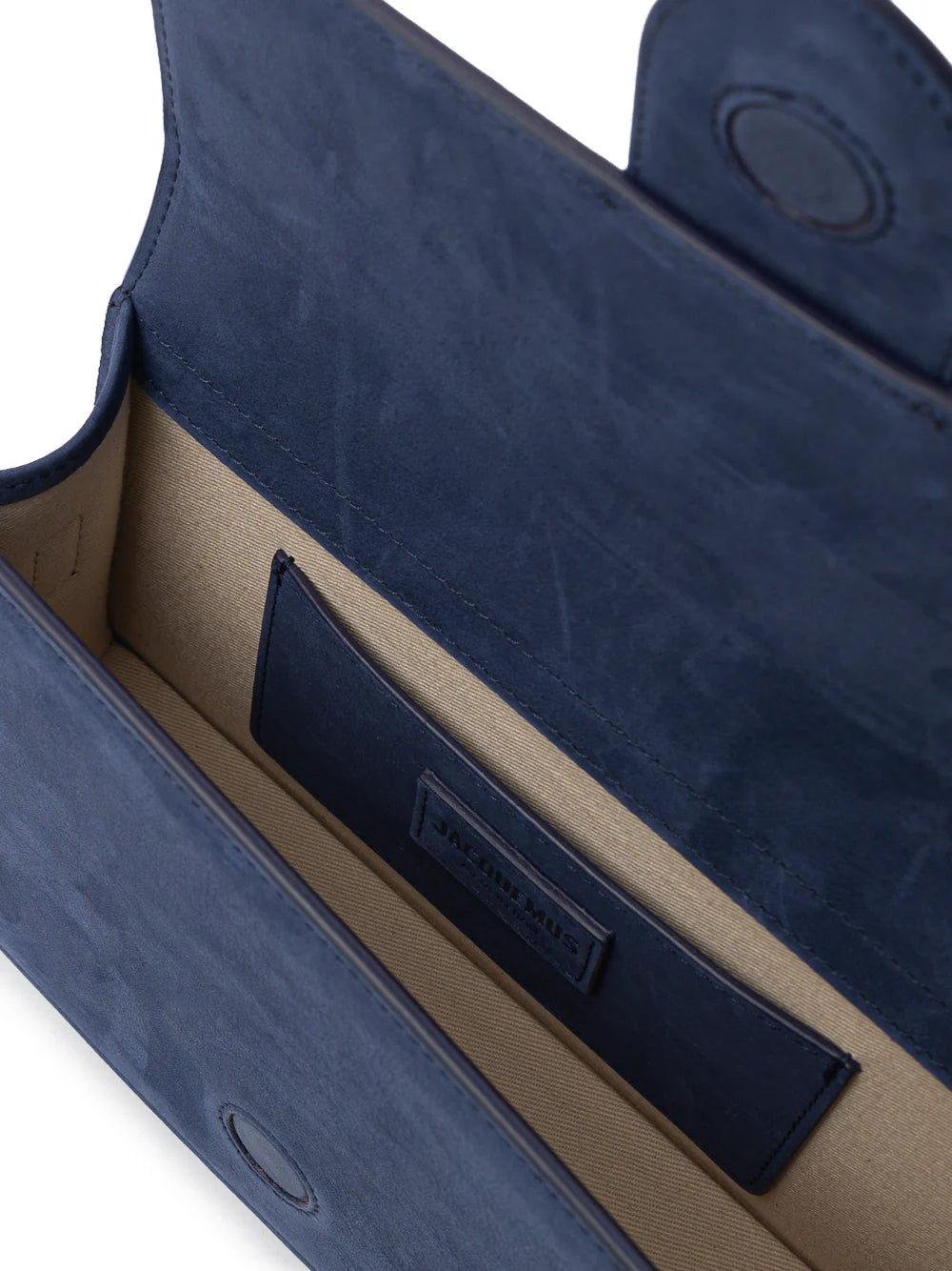 Jacquemus Le Grand Bambino Blue Suede Bag