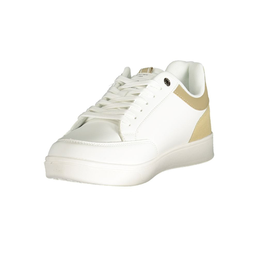 Gas White Polyester Men Sneaker