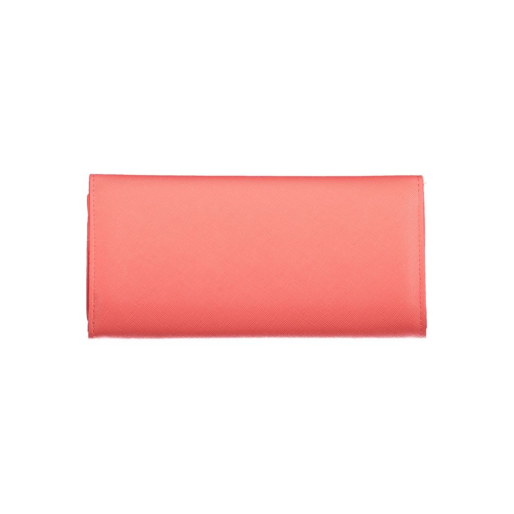 Mario Valentino Pink Polyethylene Wallet