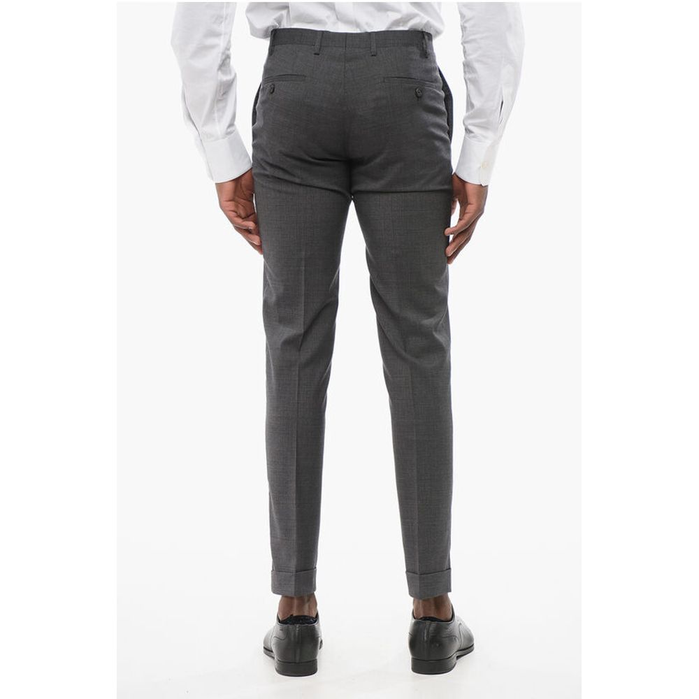 Corneliani CC COLLECTION Wool Blend RESET Single Breasted Suit With Fla