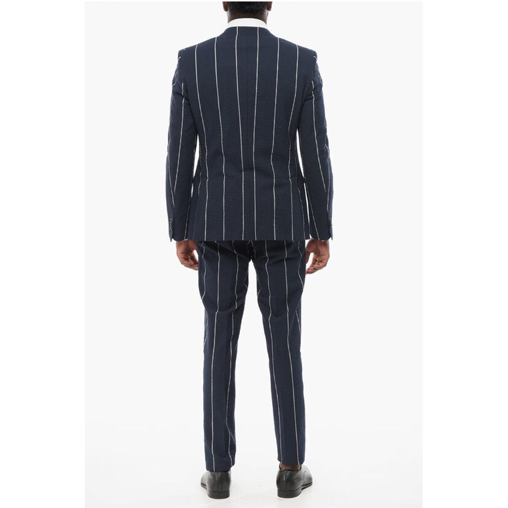 Corneliani CC COLLECTION Striped Single Breasted RESET Suit