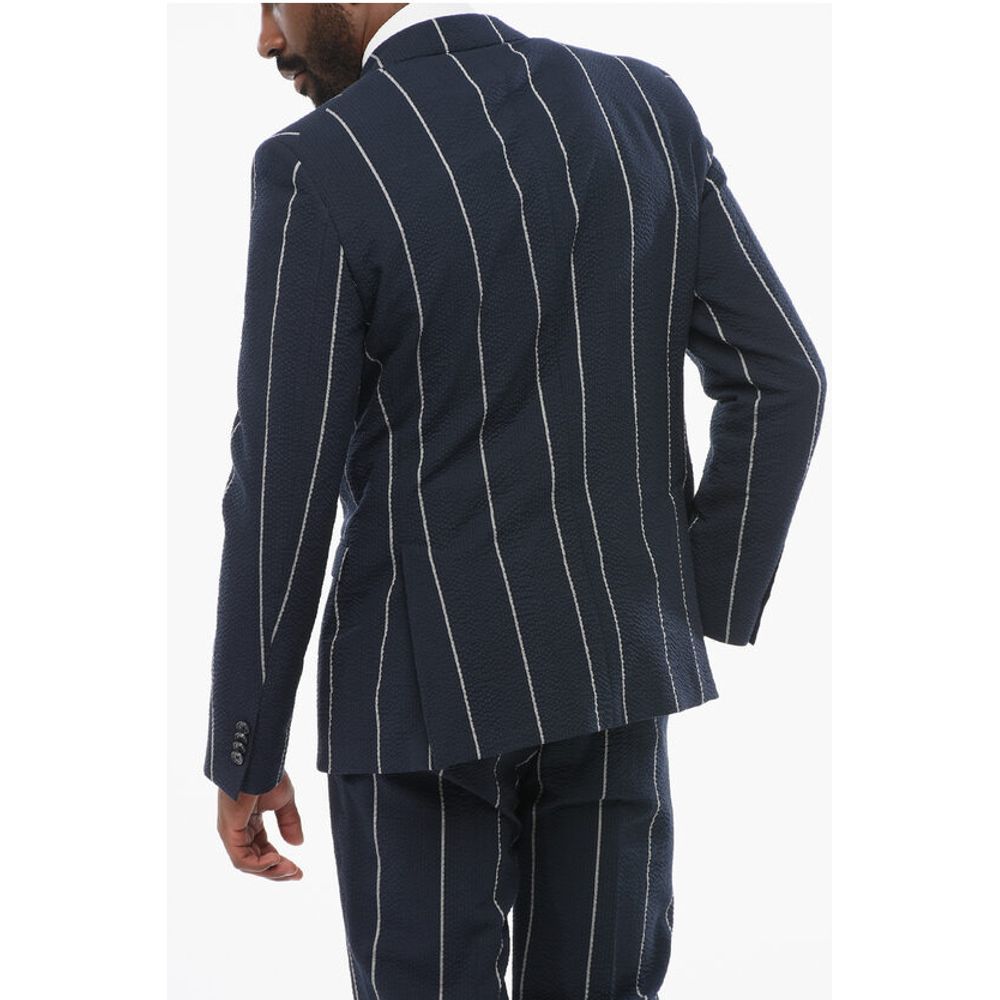 Corneliani CC COLLECTION Striped Single Breasted RESET Suit