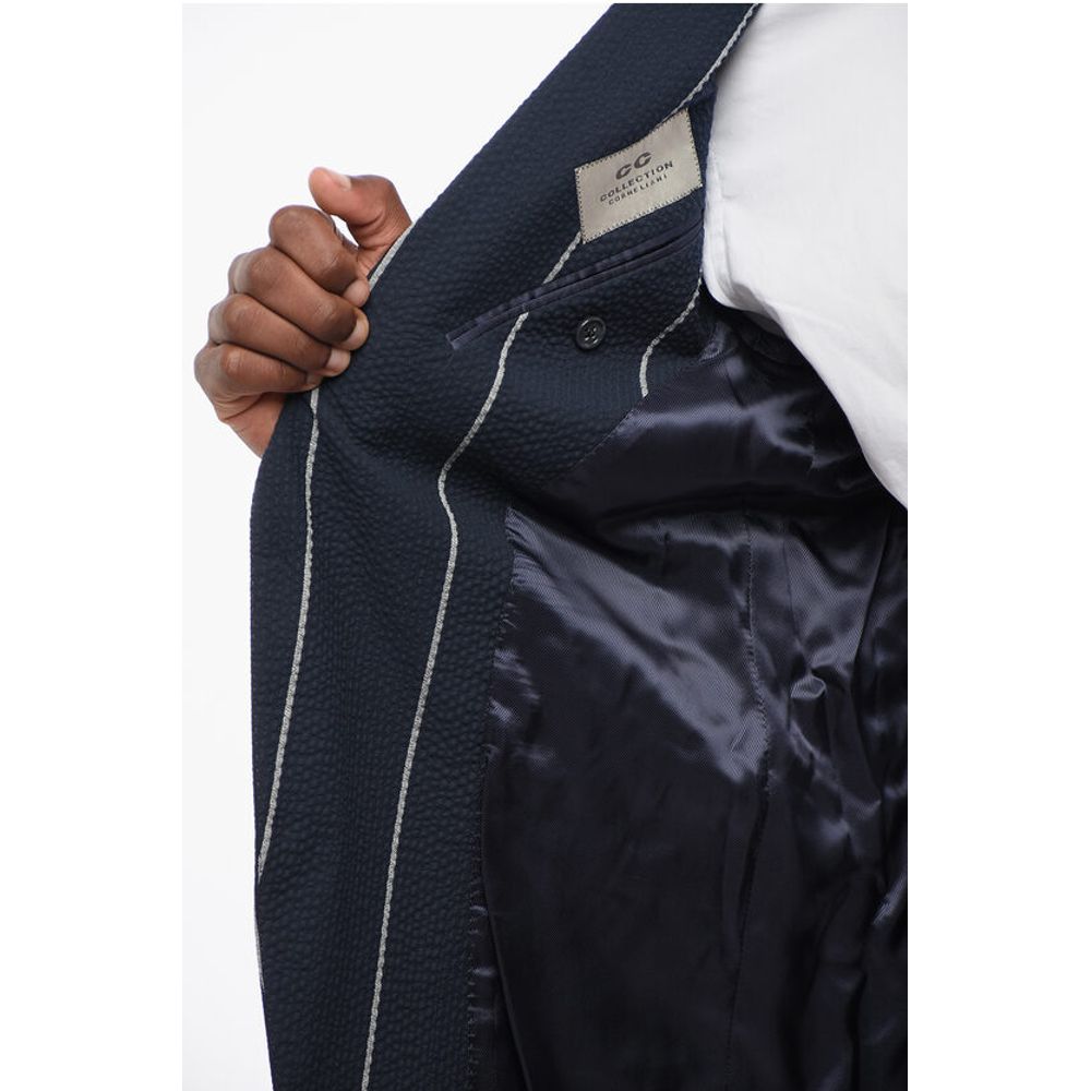 Corneliani CC COLLECTION Striped Single Breasted RESET Suit