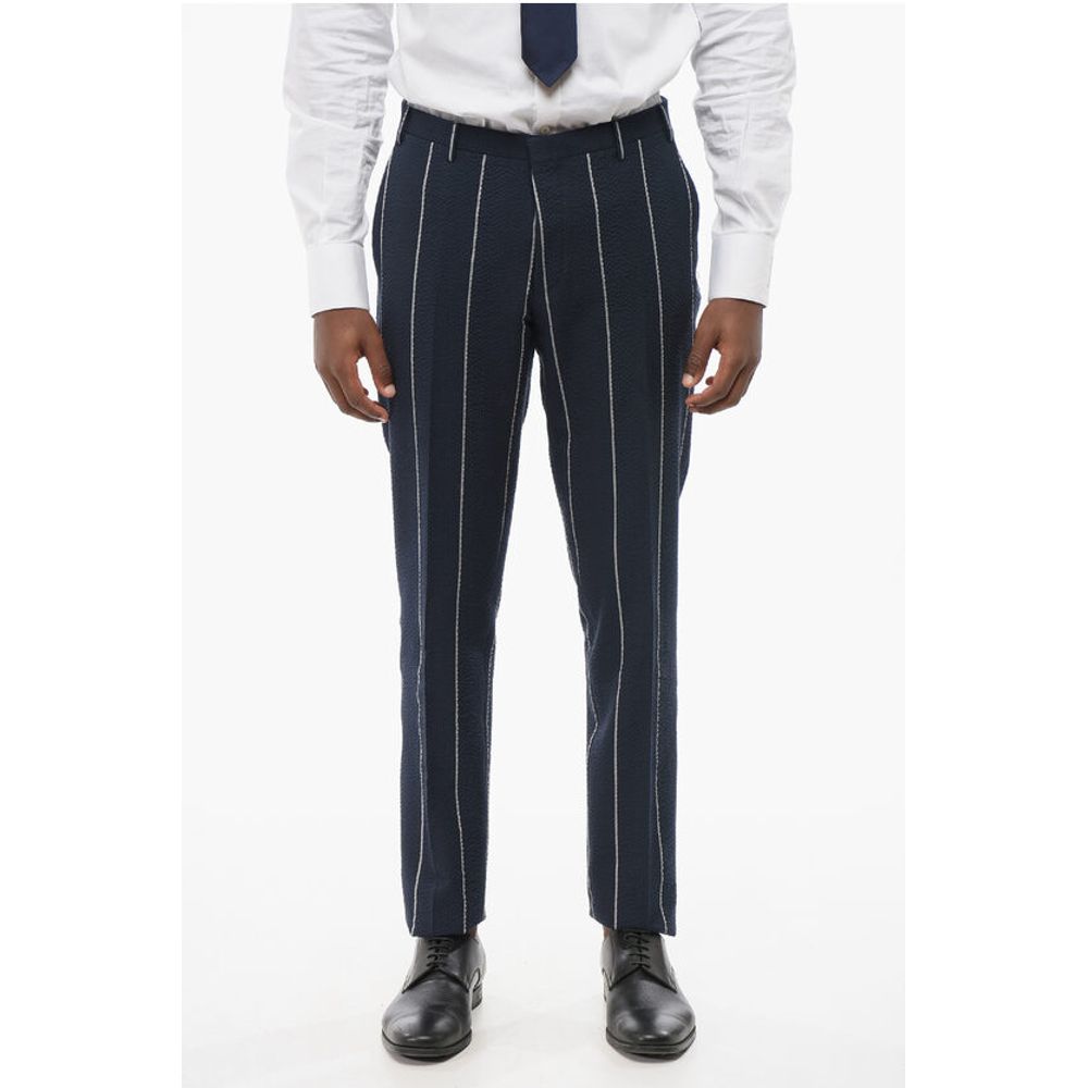 Corneliani CC COLLECTION Striped Single Breasted RESET Suit