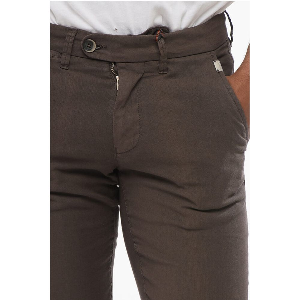 Corneliani Linen Blended Chinos Pants