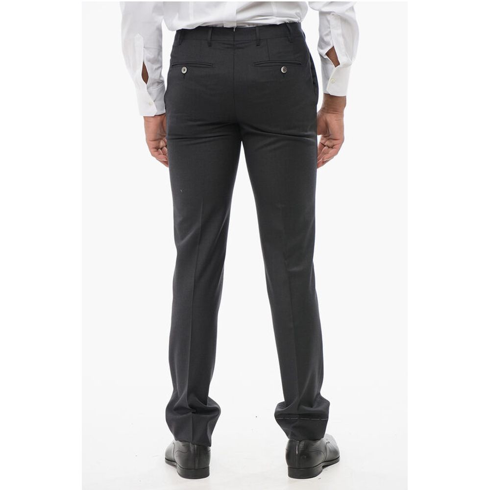 Corneliani Cashmere Blend LEADER Pants with Belt Loops