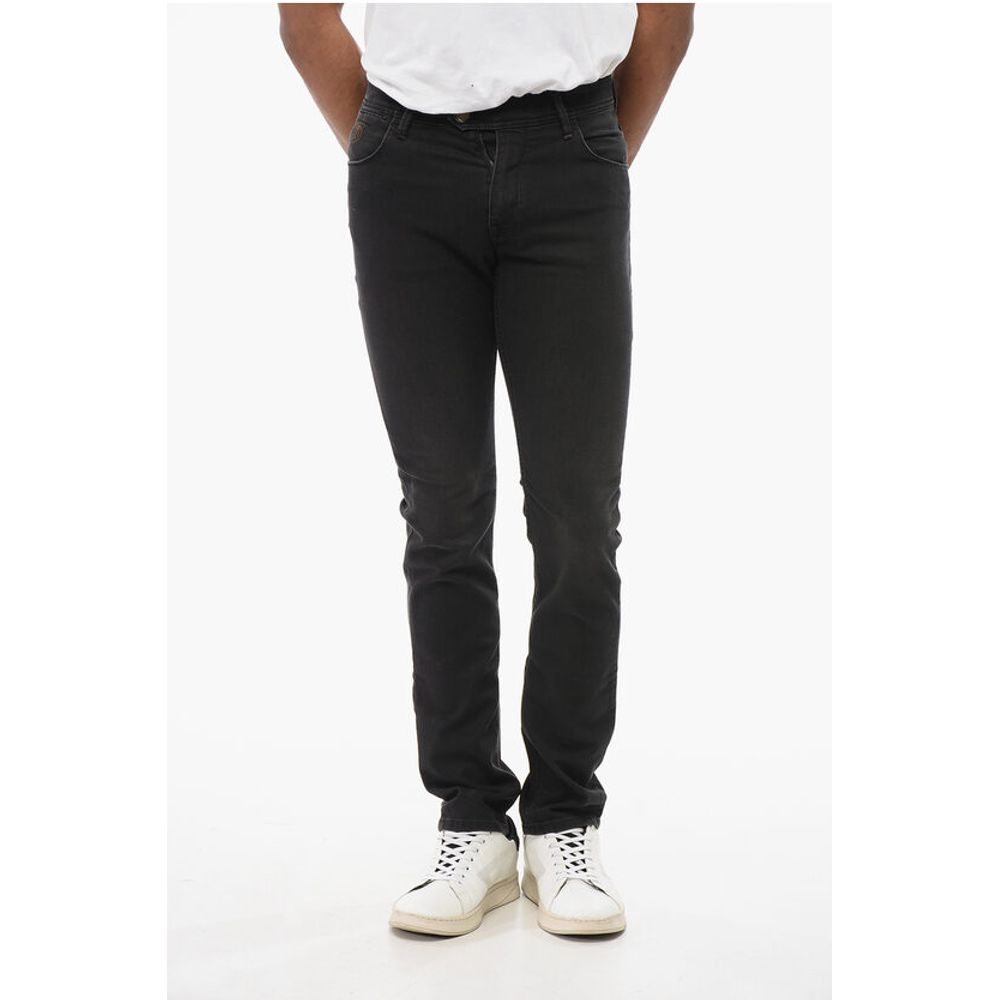 Corneliani ID Stretch Cotton Slim Fit Denims 16cm