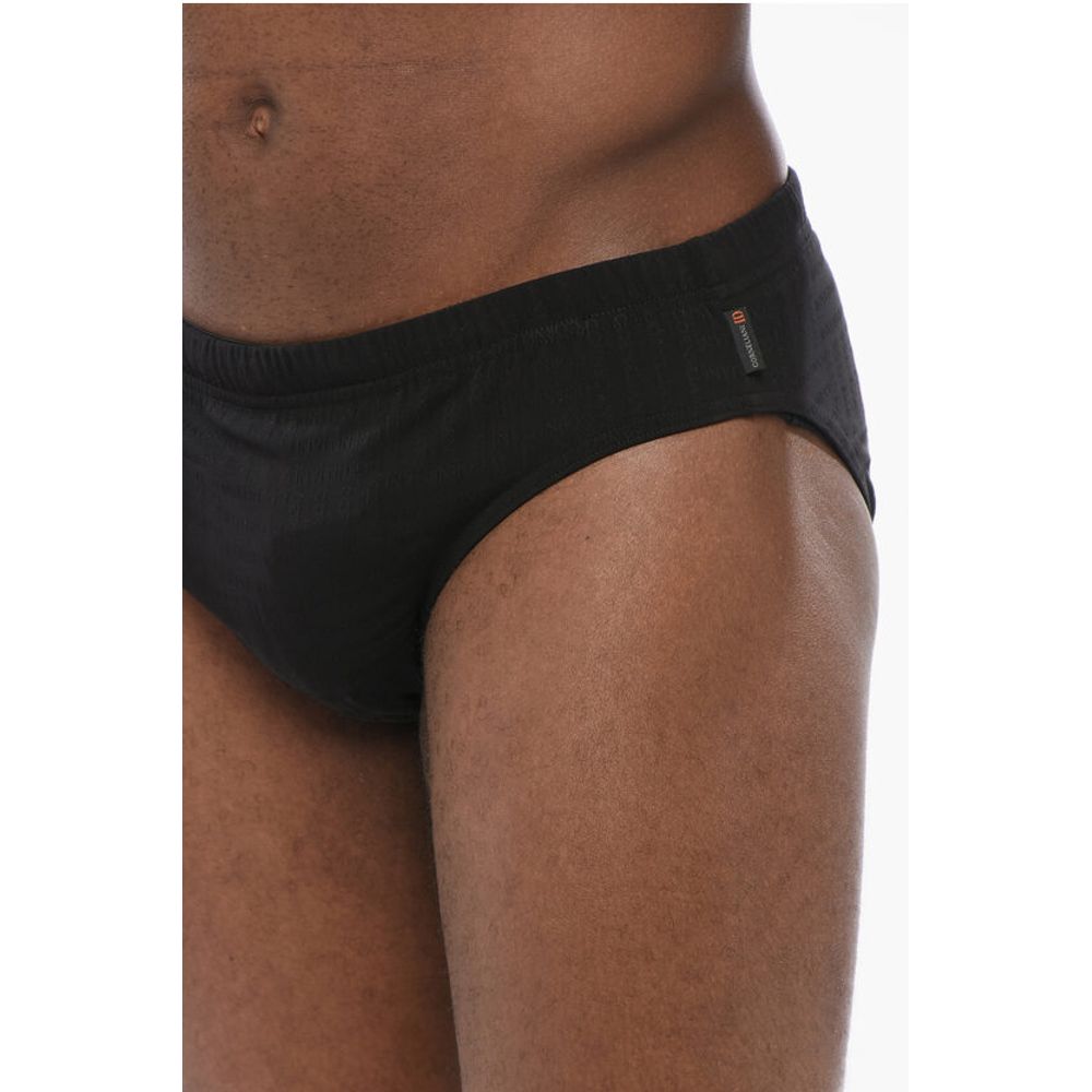 Corneliani ID Jacquard Designed Swim Slips