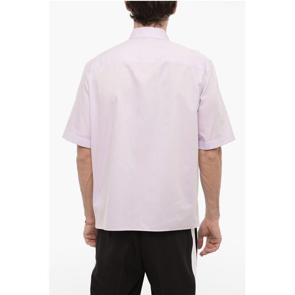 Neil Barrett Short Sleeved FAIRISLE THUNDERBOLT Shirt