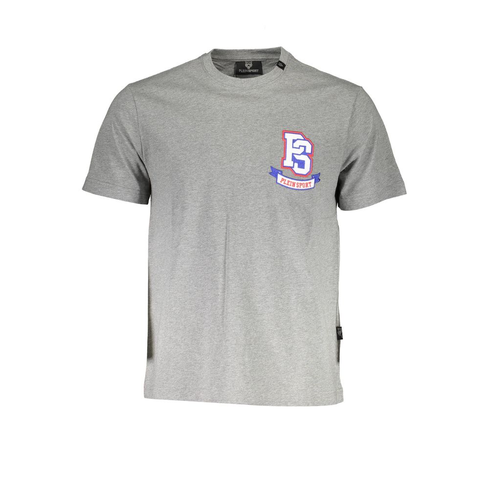 Plein Sport Brown Cotton Men T-Shirt