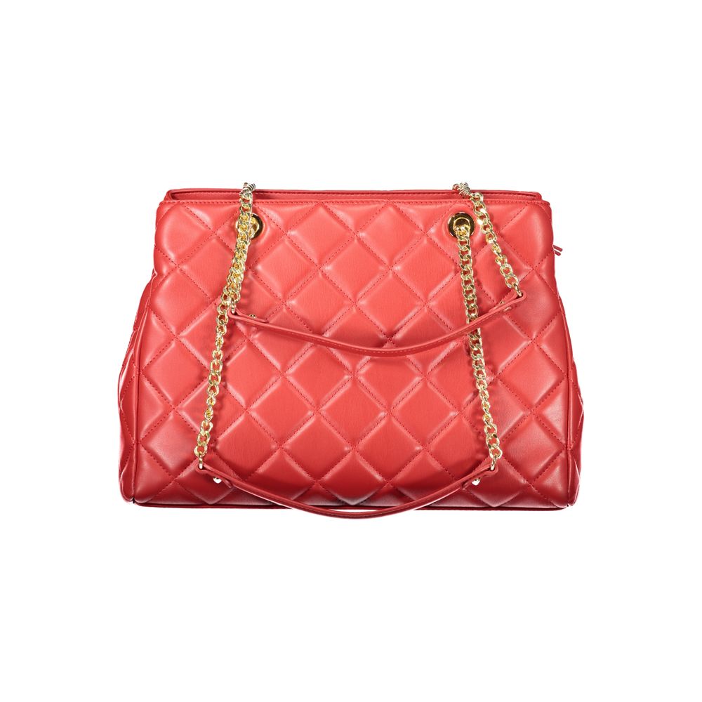 Mario Valentino Red Polyethylene Women Handbag