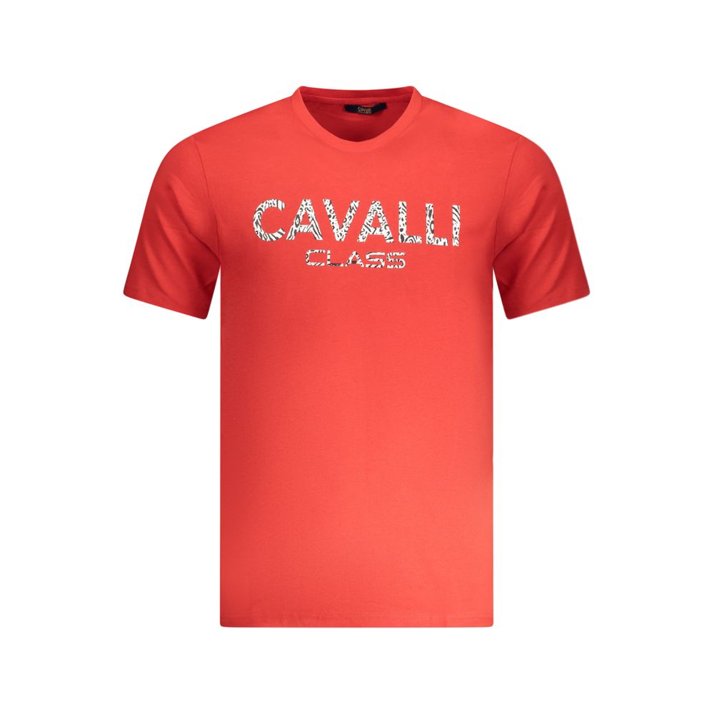 Cavalli Class Rdeča bombažna majica