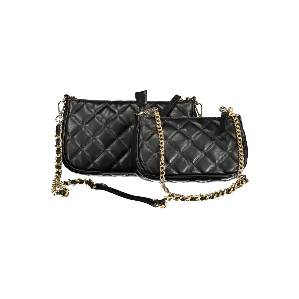 Mario Valentino Black Polyethylene Handbag