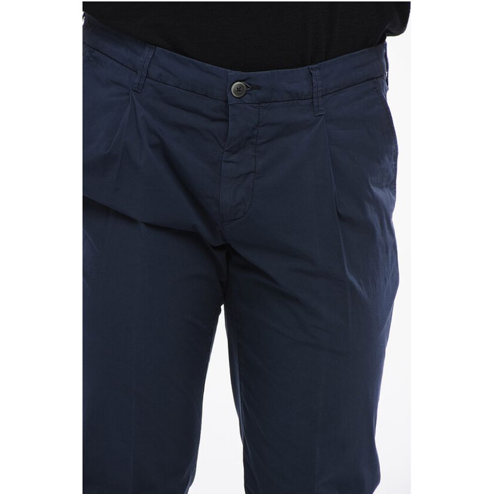 Corneliani Cotton Pants with Belt Loop