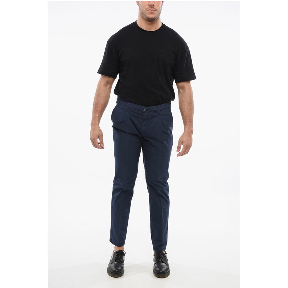 Corneliani Cotton Pants with Belt Loop