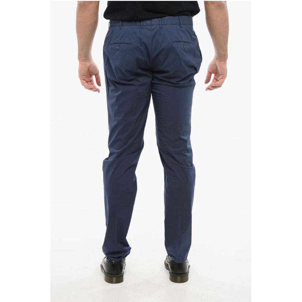 Corneliani ID HAND-DYED Cotton Chinos Pants with Pleats
