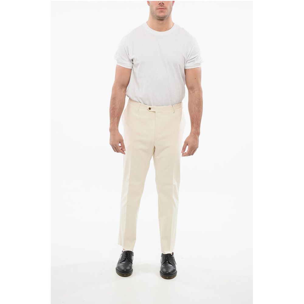 Corneliani 4-Pocketed LEADER Twill Cotton Blend Pants