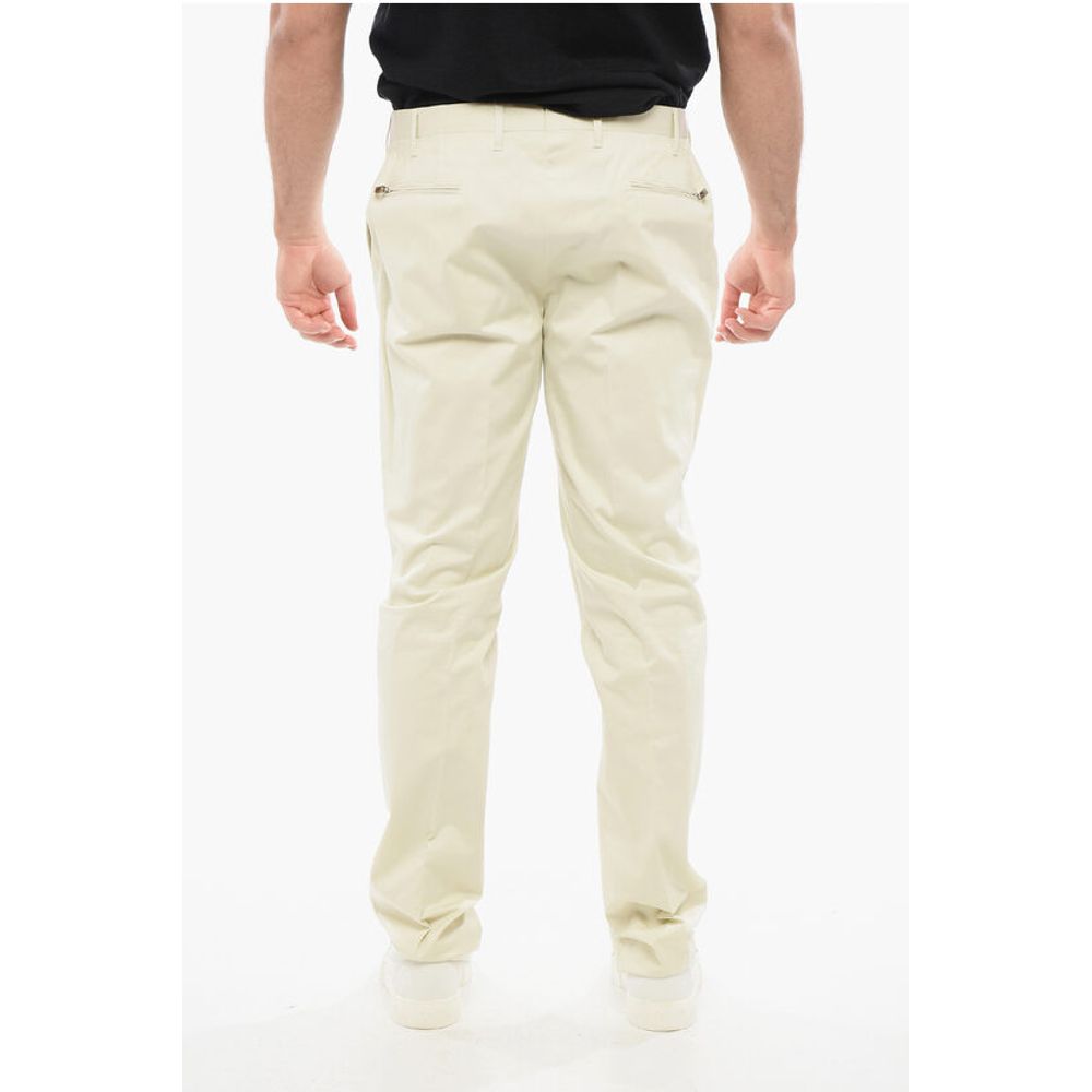Corneliani Stretch Cotton Pants with Zipped Pockets