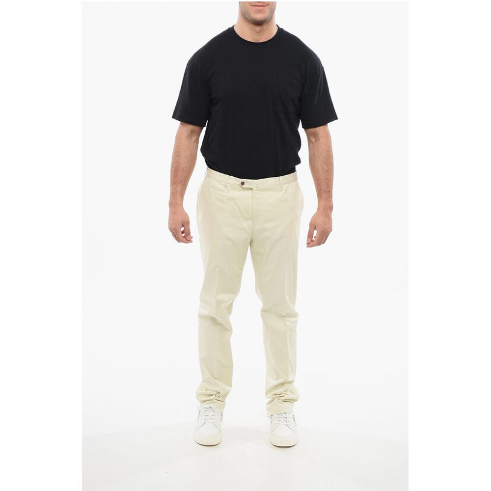 Corneliani Stretch Cotton Pants with Zipped Pockets