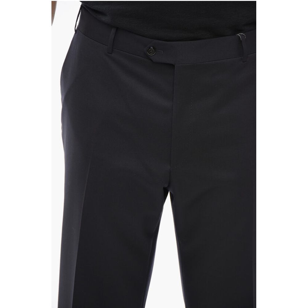 Corneliani Virgin Wool MANTUA Pants with Belt Loops