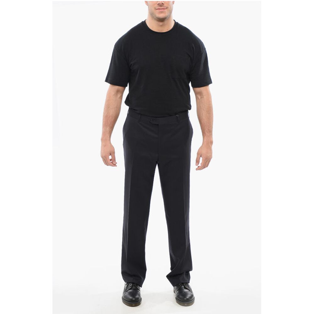 Corneliani Virgin Wool MANTUA Pants with Belt Loops