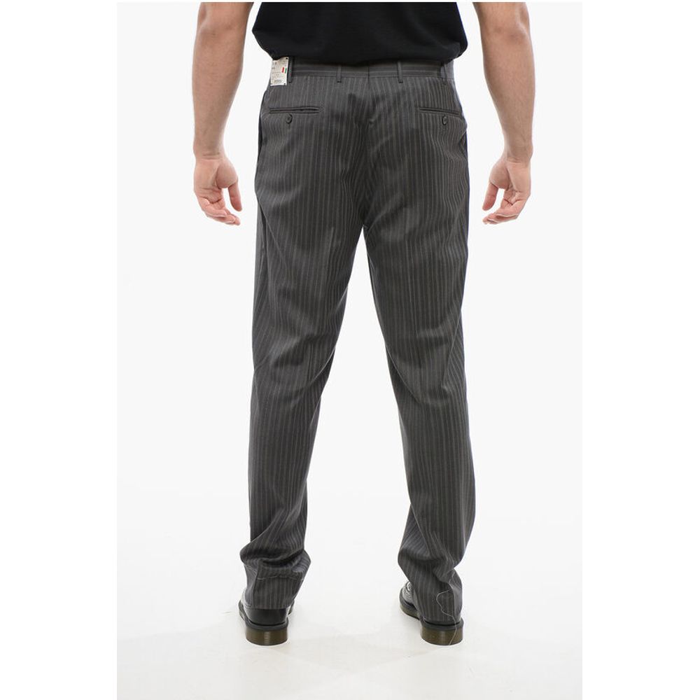 Corneliani Pinstriped MANTUA Virgin Wool Pants