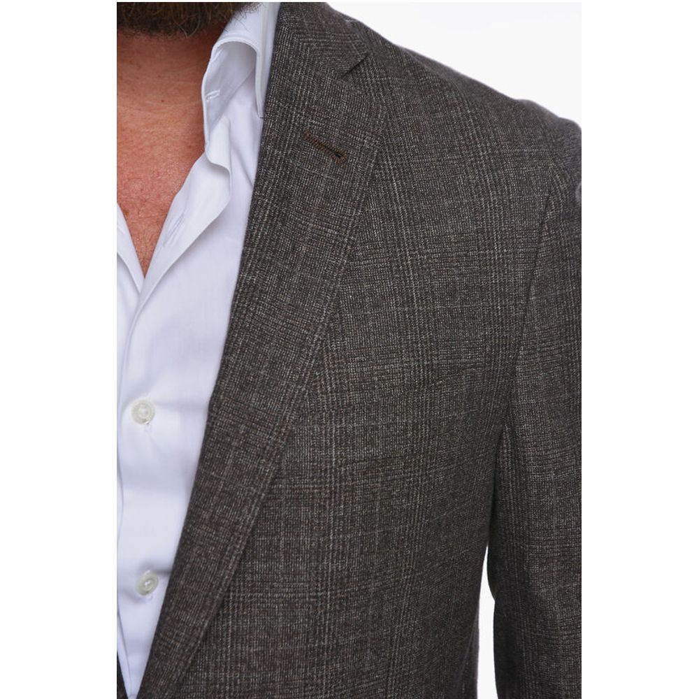 Corneliani District Check GATE Virgin Wool Blend Suit