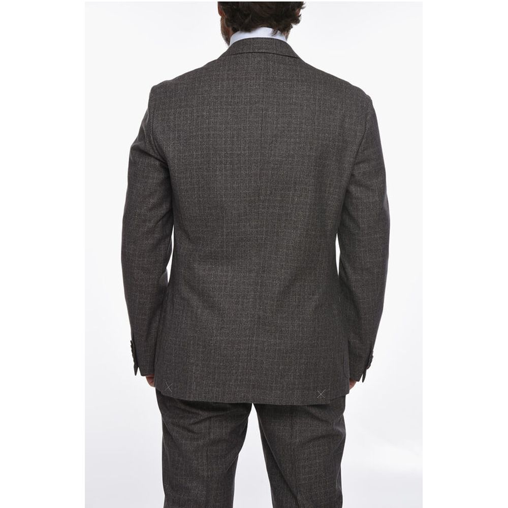 Corneliani District Check GATE Virgin Wool Blend Suit