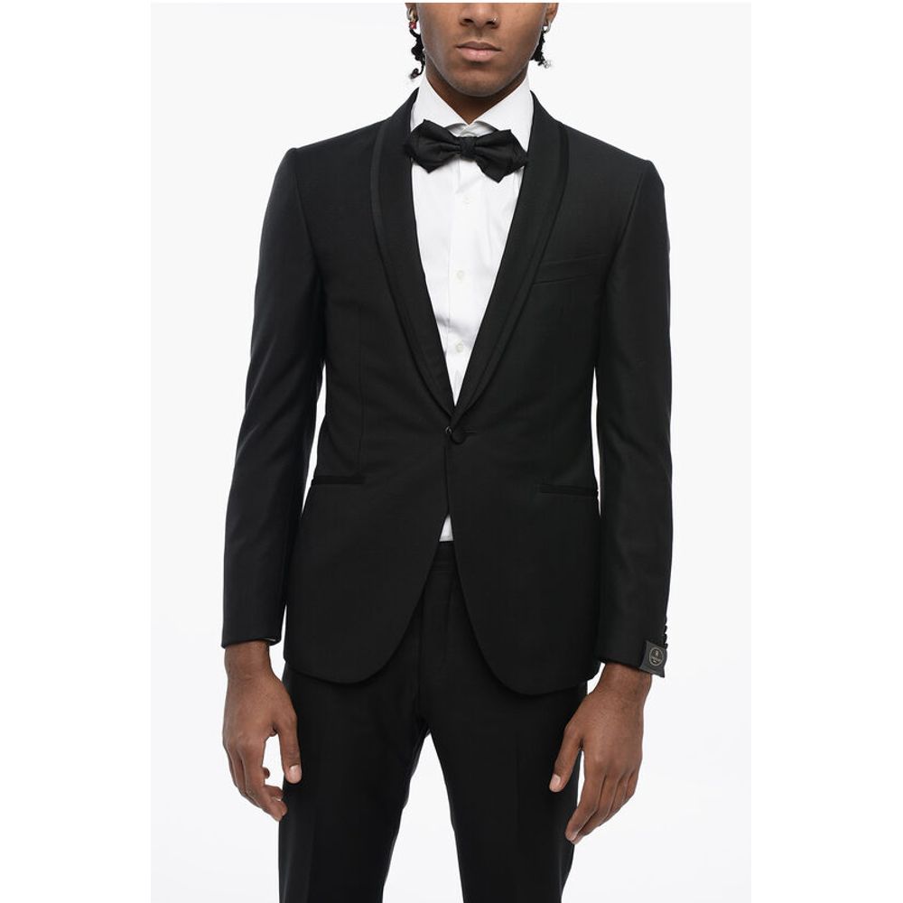 Corneliani Virgin Wool CERIM.ACADEMY Shawl Lapel 1-Button Suit