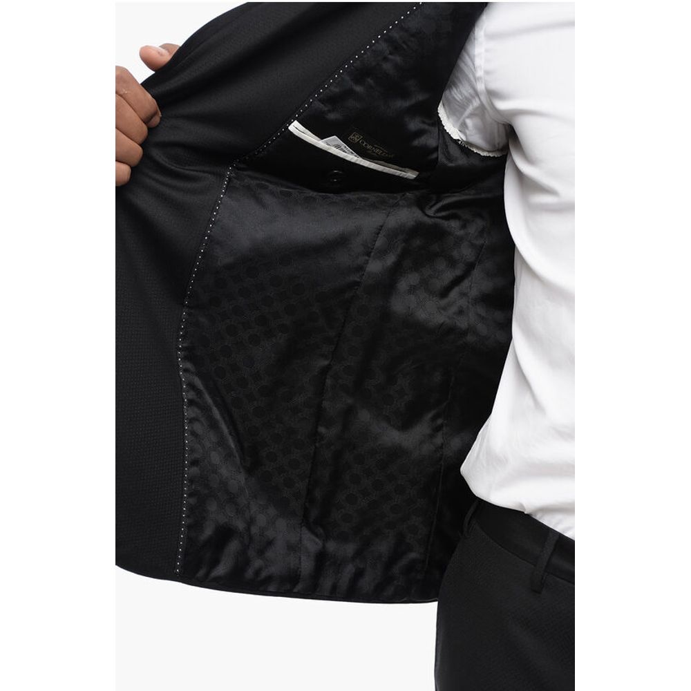 Corneliani Virgin Wool CERIM.ACADEMY Shawl Lapel 1-Button Suit